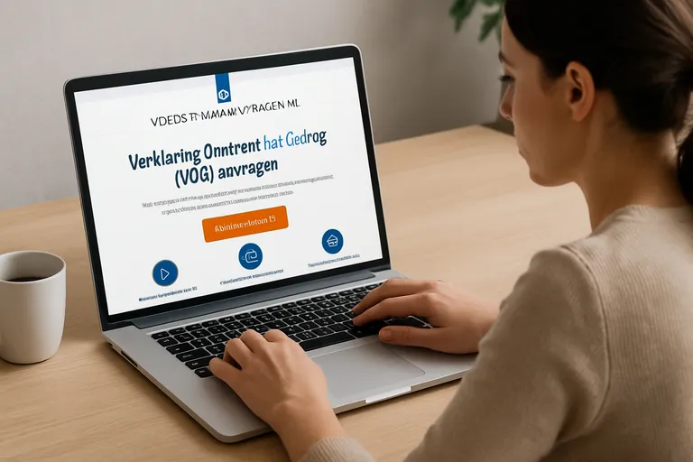 Hoe werkt het aanvragen van een VOG via Vogdigitaalaanvragen.nl?